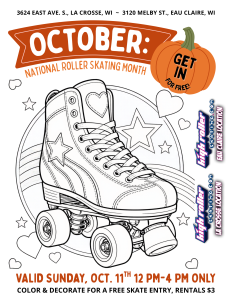 SPECIAL DEAL-CLICK HERE @ High Roller Skating Center of Eau Claire