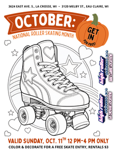 SPECIAL DEAL-CLICK HERE @ High Roller Skating Center of La Crosse